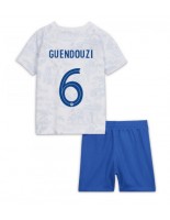 Ranska Matteo Guendouzi #6 Vieraspaita Lasten MM-kisat 2022 Lyhythihainen (+ shortsit)